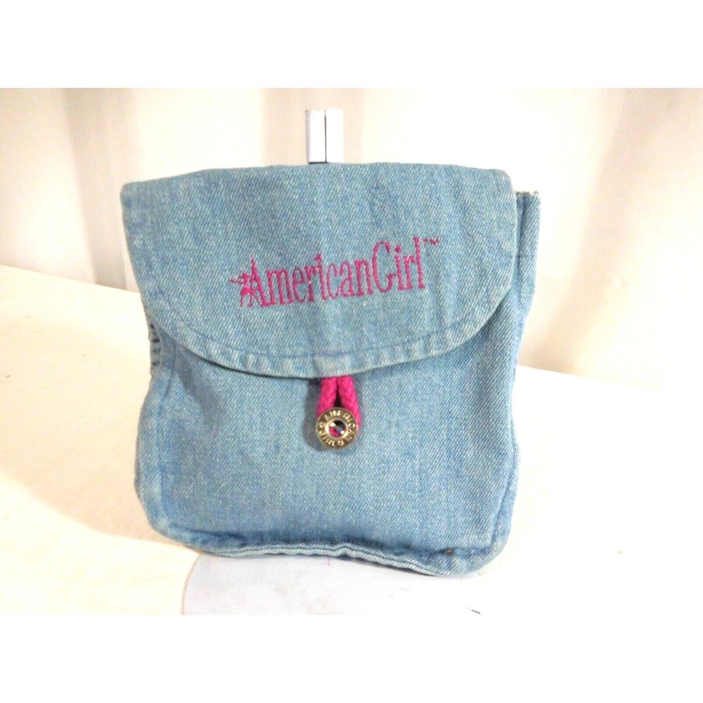 American Girl Doll Girl of Today Miss AG Bear Denim Backpack